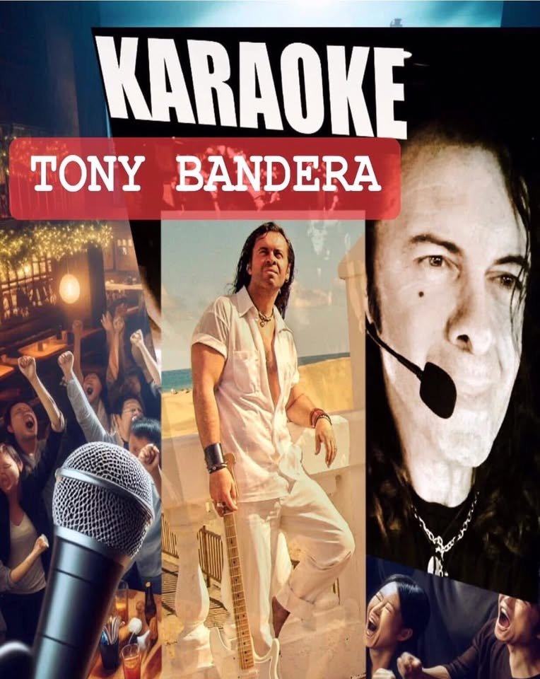 KARAOKE PÅ PILOTEN M TONY BANDERA PÅ LÖRDAG!!