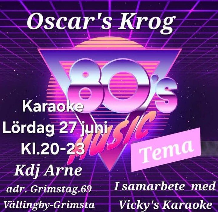 KARAOKE PÅ OSCARS KROG I VÄLLINGBY
