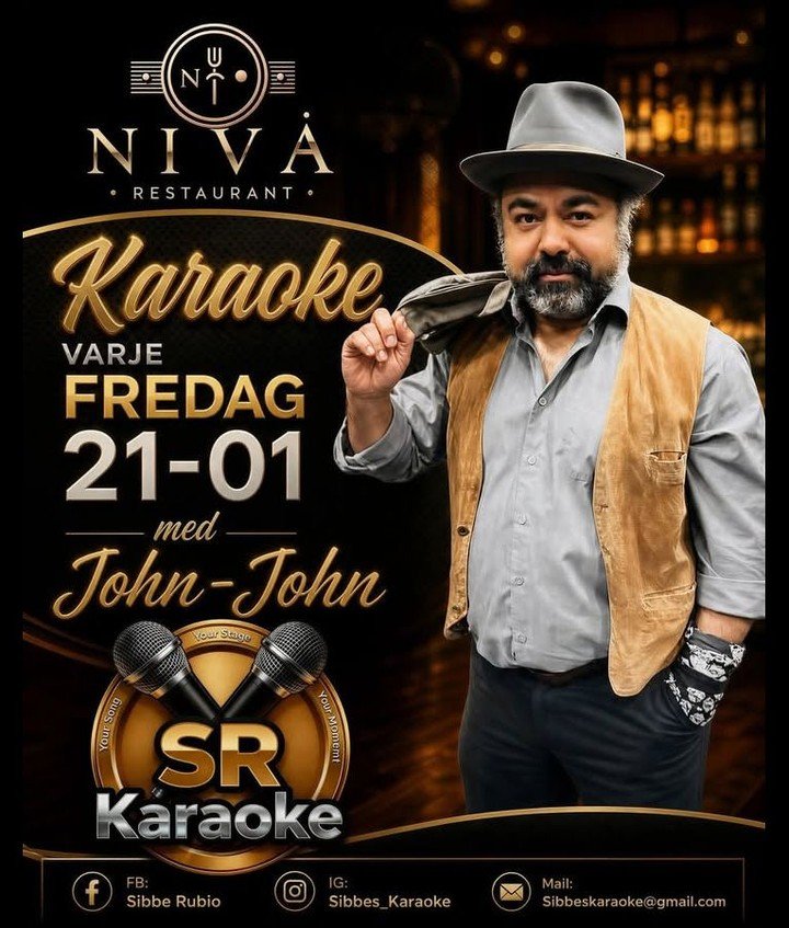 NIVÅ: FREDAGSKARAOKE MED JOHN-JOHN