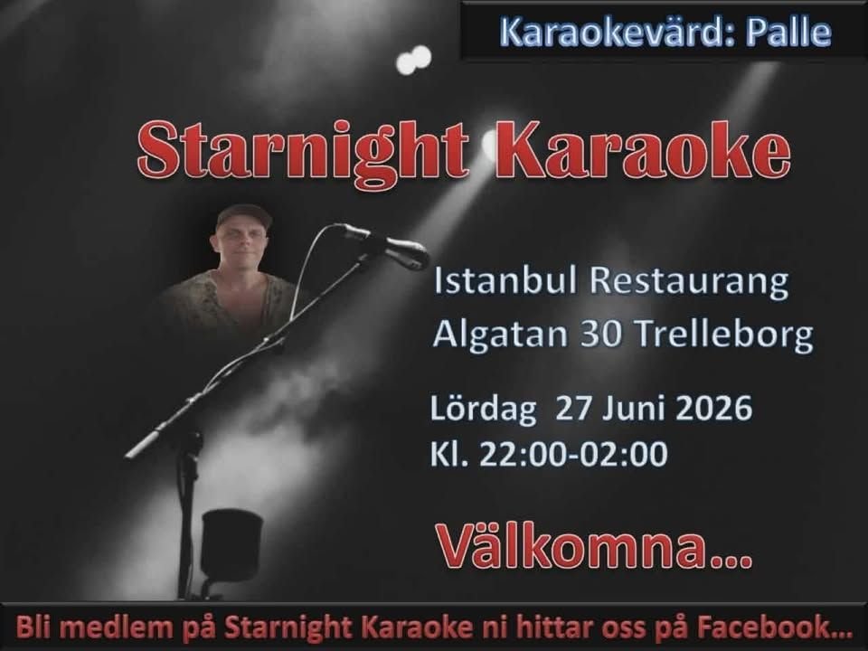 KARAOKE PÅ ISTANBUL RESTAURANG I TRELLEBORG