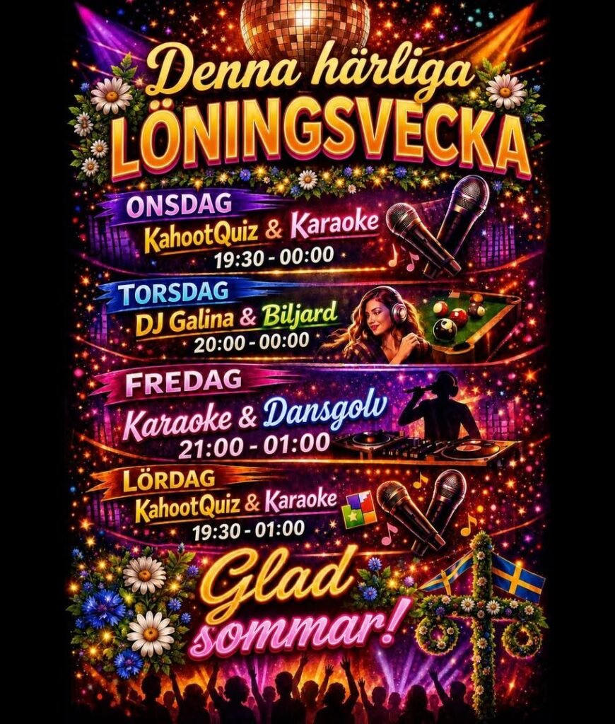 KARAOKE PÅ FATBUREN, HUDDINGE I HUDDINGE