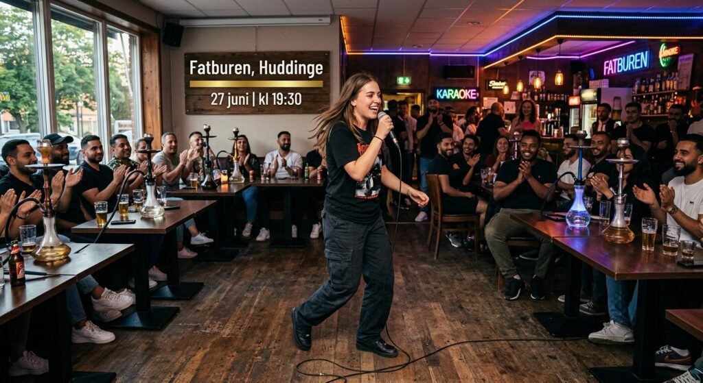 KARAOKE PÅ FATBUREN, HUDDINGE I HUDDINGE