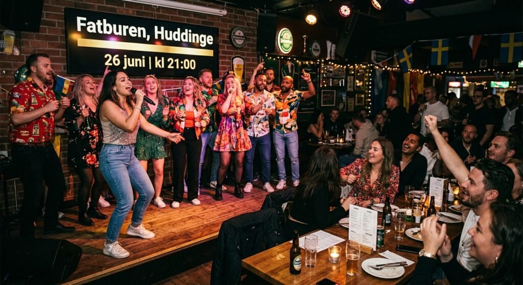 KARAOKE PÅ FATBUREN, HUDDINGE I HUDDINGE