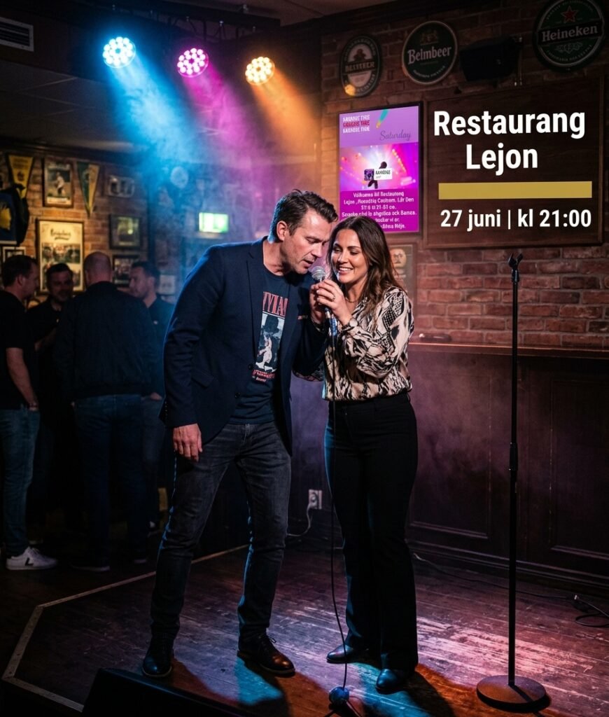 KARAOKE TIME PÅ RESTAURANG LEJON