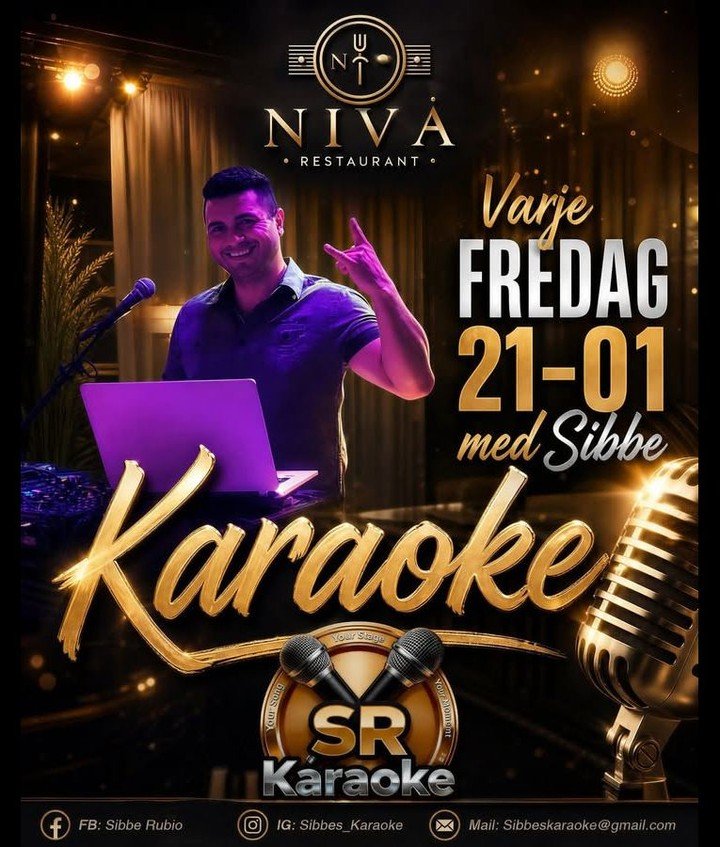 KARAOKE MED SIBBE PÅ NIVÅ
