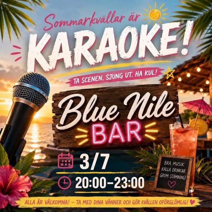 KARAOKE PÅ BLUE NILE BAR