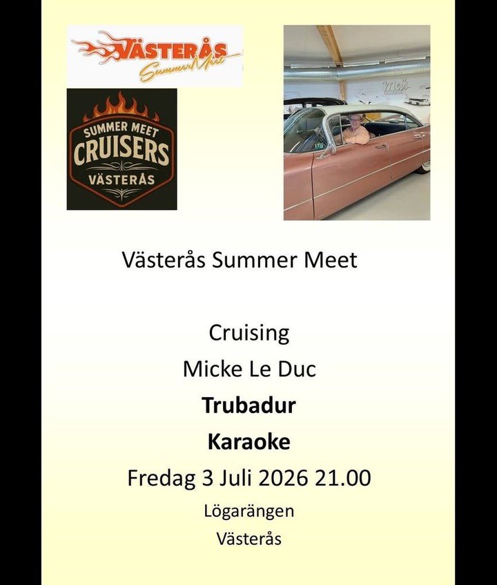 KARAOKE PÅ VÄSTERÅS SUMMER MEET