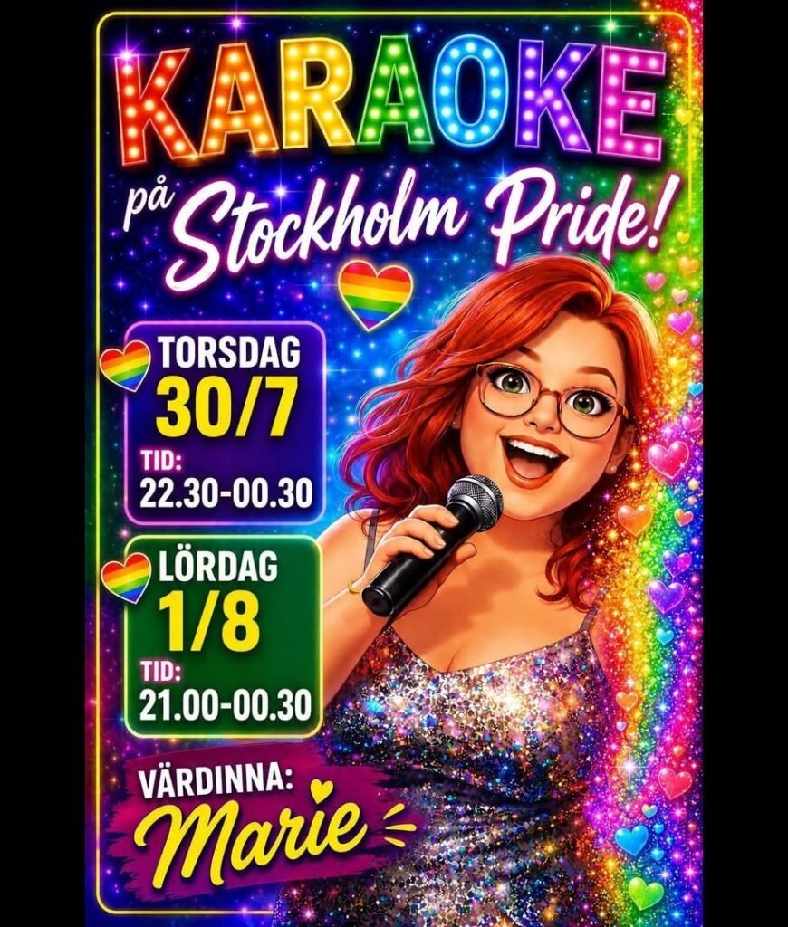 KARAOKE PÅ STOCKHOLM PRIDE!
