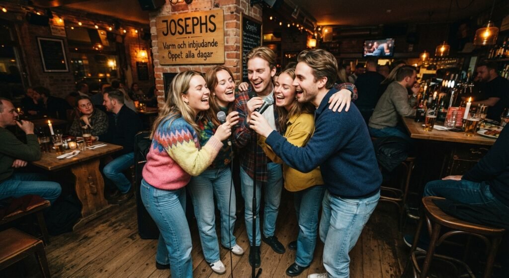 🎤🐻 KARAOKE PÅ JOSEPHS – DET ÄR DU SOM ÄR STJÄRNAN! 😍