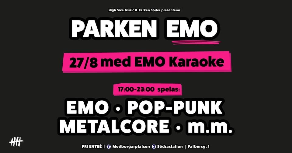 PARKEN EMO 27 AUGUSTI – SÄSONGS PREMIÄR | KARAOKE MED MORRIS!
