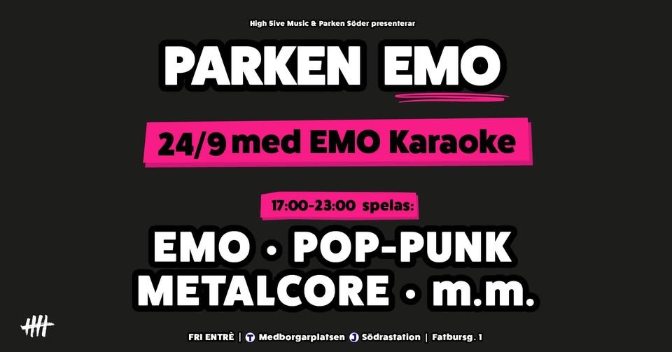 PARKEN EMO 24 SEPTEMBER | KARAOKE MED FELISIJA