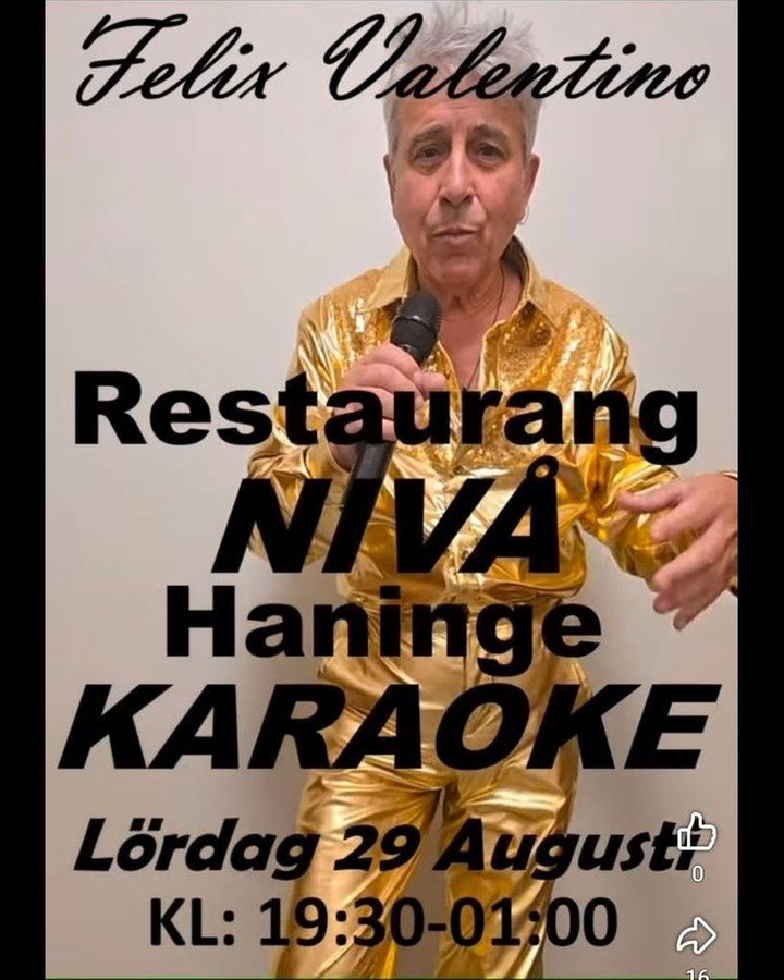 KARAOKE PARTY RESTAURANG NIVÅ
