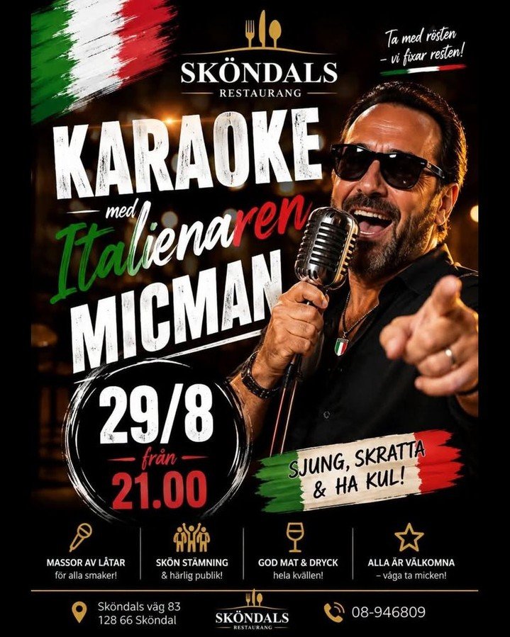 KARAOKE MED ITALIENAREN MICMAN