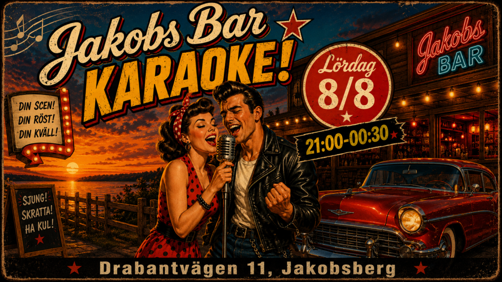 LÖRDAG PÅ JAKOBS BAR