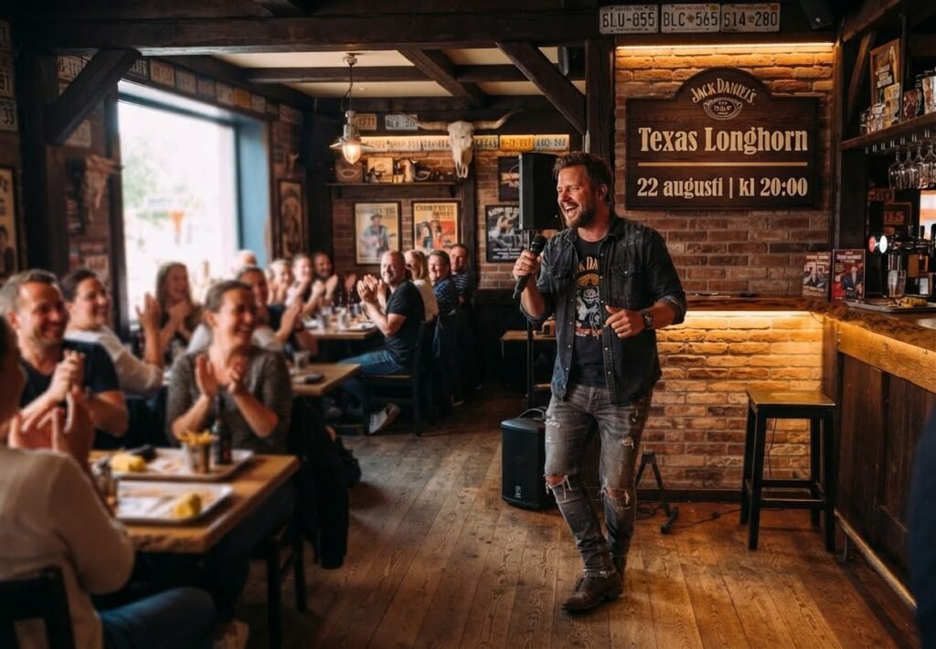 KARAOKE PÅ TEXAS LONGHORN I GUSTAVSBERG