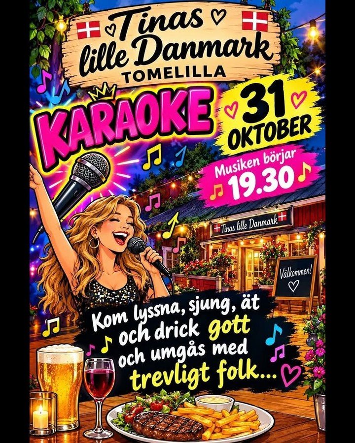 KARAOKE PÅ TINAS LILLE DANMARK